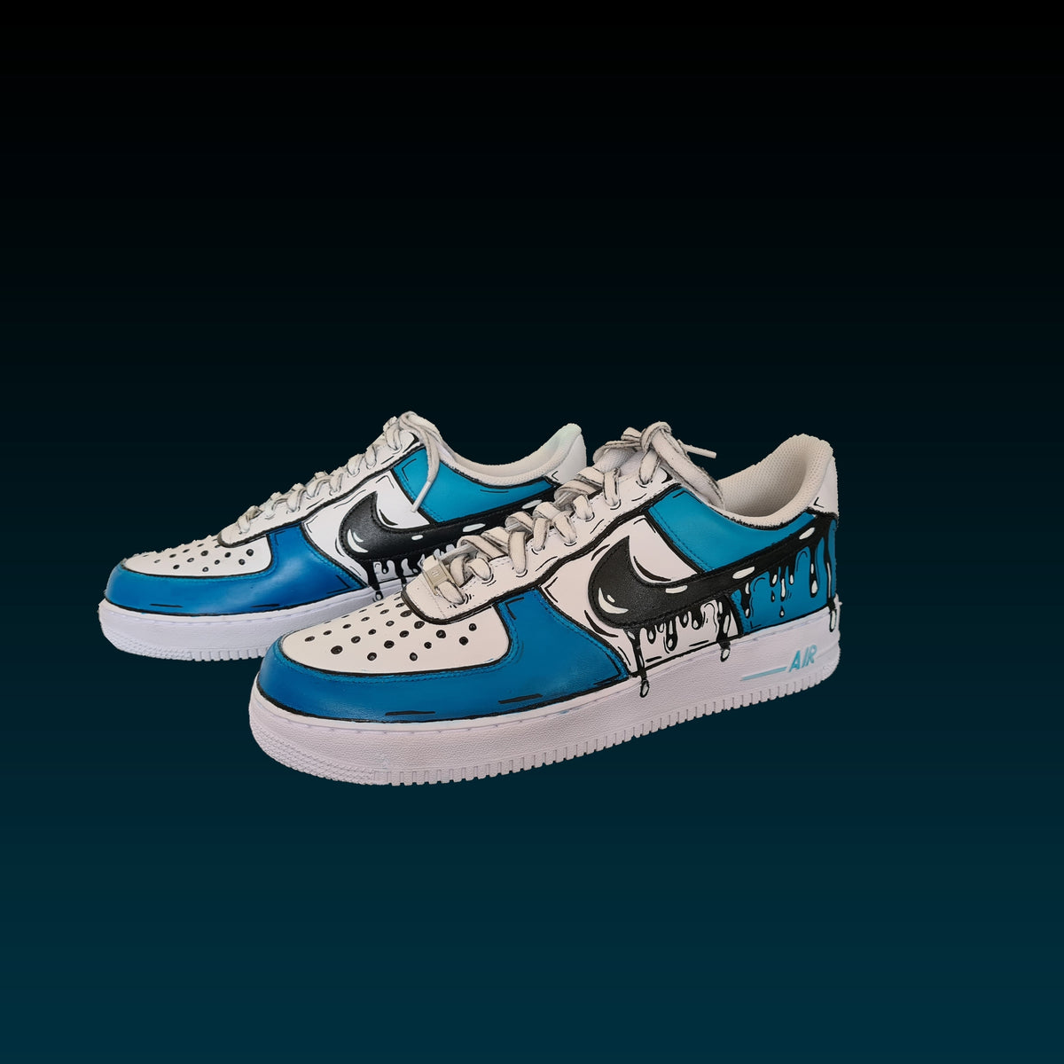 Nike Custom Air Force 1 "Colorful Cartoon Drippy" Shoes Sneakers  Mens Womens