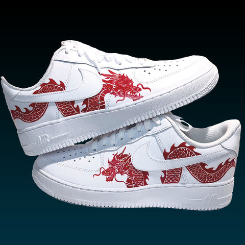 NIKE AIRFORCE 1 THE RED DRAGON