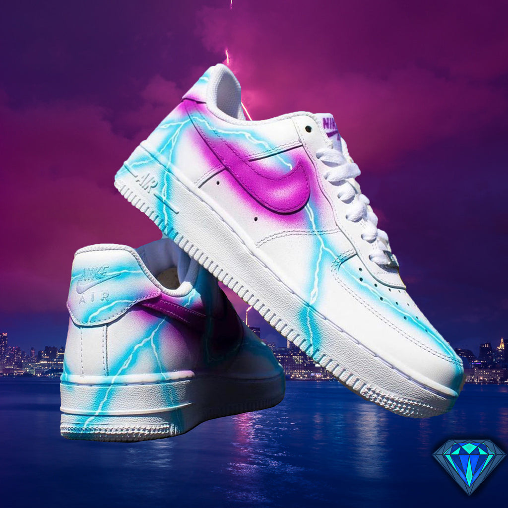 Custom Air Force 1 Shadow Pink Hand Painted Sneakers  Nike shoes air force,  Nike air shoes, Painted sneakers